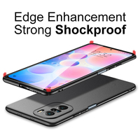 Ultra cienka twarda obudowa tylnej okładki do Xiaomi Mi 11 10 Ultra 10T Lite Redmi uwaga 10S 9S 9 9A 9C Poco X3 F3 M3 F2 Pro matowa obudowa 5